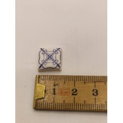1 stk Mosaik Klinke (ny) 1,3 x 1,3 cm