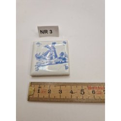 1 stk Hollandsk flise (brugt/fin stand)