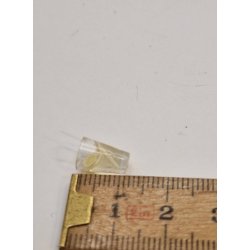 Glas med sugerr og citron skive i plastik (nyt)