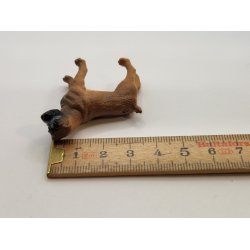 Bokser hund i plastik (brugt)