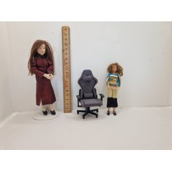 Gamer skrivebords stol i plastik (ny)