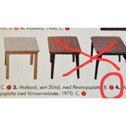 Lundby spisebord fra 1950'erne (vintage)