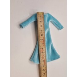 Velour kjole (hndlavet)