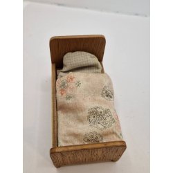 Seng i tr inkl sengetj (vintage) fra 1950erne