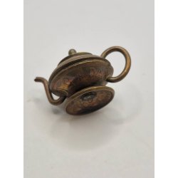 Kedel/Aladdins lampe af gamle mnter (vintage)