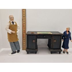 Skrivebord i tr (vintage) (muligvis Biedermeier)