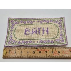 Bademtte (hnd broderet)