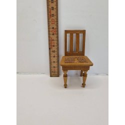 Spisebordsstol I tr med flettet sde. Schneegas (antik/lidt defekt)