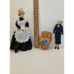 Terrakotta krukke med blomster (brugt)