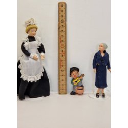 Figur i keramik. Spansk terrakotta fra 1960'erne (vintage)