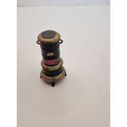 Emaljeret miniature komfur i metal fra 1920'erne antik)