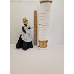 Brndeovn/kamin i gips (muligvis hndlavet/lidt defekt)