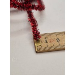 Rd glimmer guirlande 45 cm (ny)