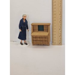 Sekretr kommode i tr. Lisa (vintage)