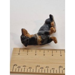 Gravhund i keramik (vintage)