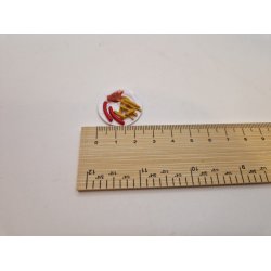 Pap tallerken med plser og pomfritter (hndlavet)