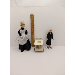 Serverings vogn i tr. ALWI (vintage)