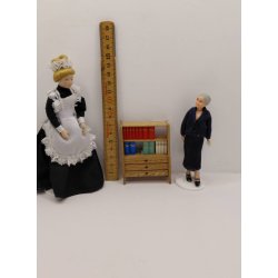 Reol med bger. Lisa (vintage)