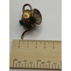 Kedel/Aladdins lampe af gamle mnter (vintage)