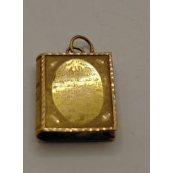 Bog i metal (vintage) 2,1 x 1,8 cm