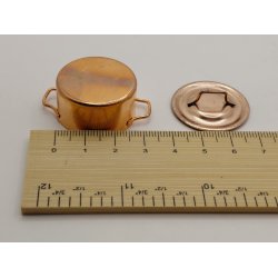 Kobber gryde med l�g (brugt)