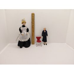 7'er stol i r�d skala 1:16/18. Arne Jacobsen Minimii (ny)