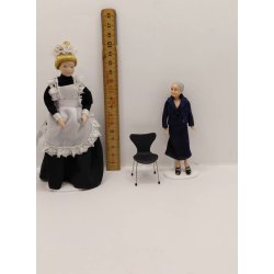 7'er stol i sort skala 1:16/18. Arne Jacobsen Minimii (ny)