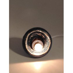 Loft lampe i keramik til 12 volt  (h�ndlavet)