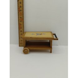 Serveringsvogn. Tekno (vintage med lille fejl)