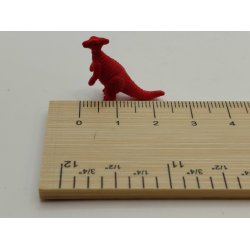 1 stk Meget lille Dinosaurer i gummi (brugt)