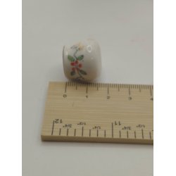 Krukke/vase i porcel�n (vintage)