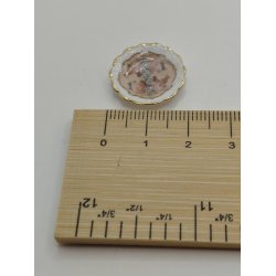 Tallerken i porcel�n. Reutter (brugt)