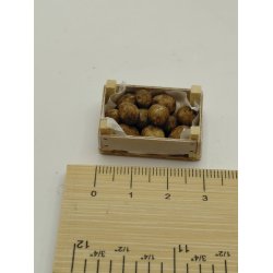 Tr� kasse med kartofler (ny) 1:12/1:16