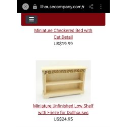 Reol i tr� (h�ndlavet) 1:12