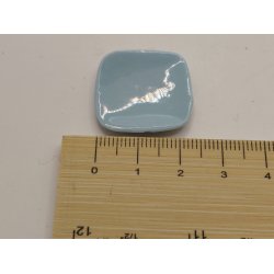 Tallerken/fad i lysebl� porcel�n (brugt/som nyt)