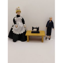 Singer symaskine i resin  (brugt) 1:12/1:16