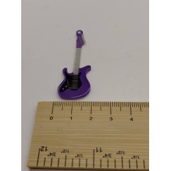1 stk flad el guitar (ny) 1:16/1:18 M�l 5,2 x 1,5 x 0,2 cm