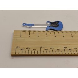 1 stk flad el guitar (ny) 1:16/1:18 M�l 5,2 x 1,5 x 0,2 cm