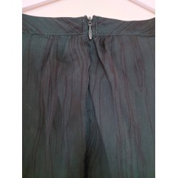 M�rk gr�n kjole (brugt) Str XXL 