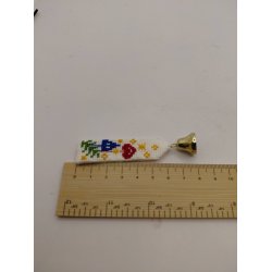 Klokkestreng (h�ndlavet) 8,5 x 2,2 cm