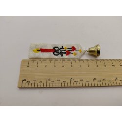 Klokkestreng (h�ndlavet) 8,5 x 2,2 cm