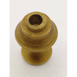 Lampe/lysestage i metal (vintage)