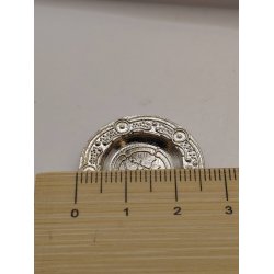 Tallerken/d�kke tallerken i metal (brugt/som ny)