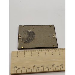 Spejl i metal fra 1920'erne med patina (antik) 