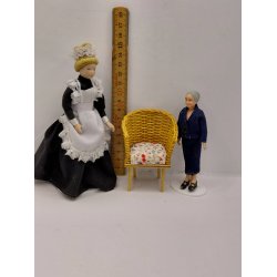 Stol i flet (h�ndlavet) 1:12