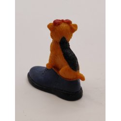 Yorkshire terrier i sko, i plastik (brugt) fra 1995