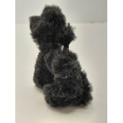 Sort puddelhund (vintage/h�ndlavet)