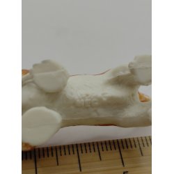 Basset hund i plastik (vintage)