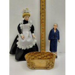 Flettet hund/katte kurv (vintage)