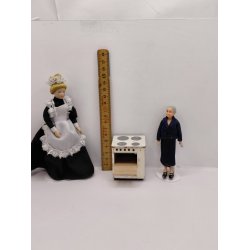 Komfur i tr� fra 1960'erne (vintage med patina)